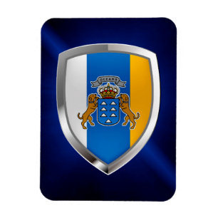 Canary Islands Mettalic Emblem Magnet