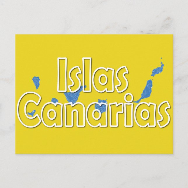 Canary Islands Postcard (Front)