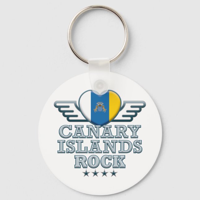 Canary Islands Rock v2 Key Ring (Front)