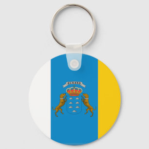 Canary Islands (Spain) Flag Key Ring