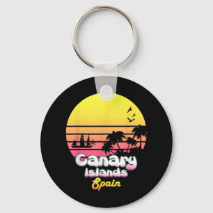 Canary Islands Spain Vacation Souvenir Summer Gift Key Ring