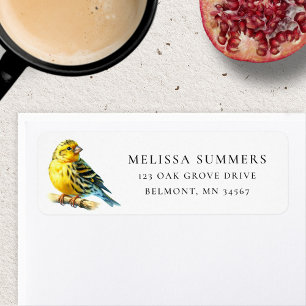Canary Return Address Label