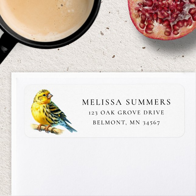 Canary Return Address Label (Creator Uploaded)