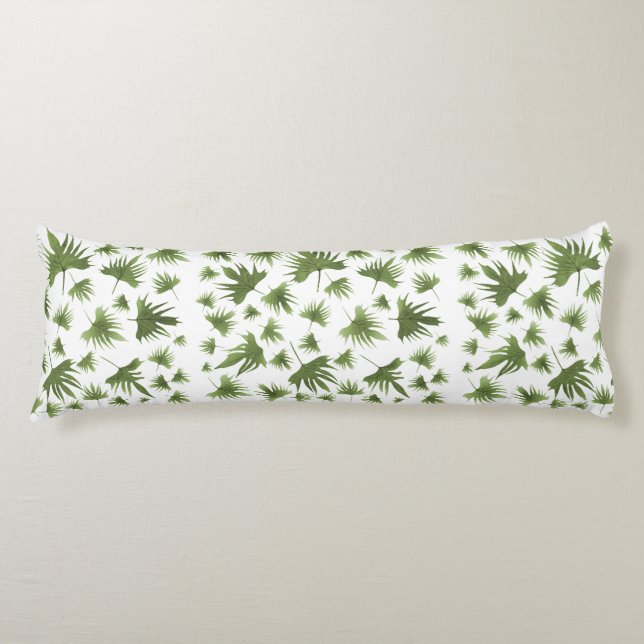 Canary Vine Leaves Body Cushion (Front)