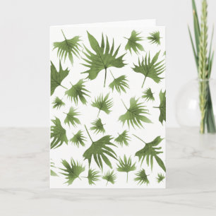 Canary Vine Leaves Card