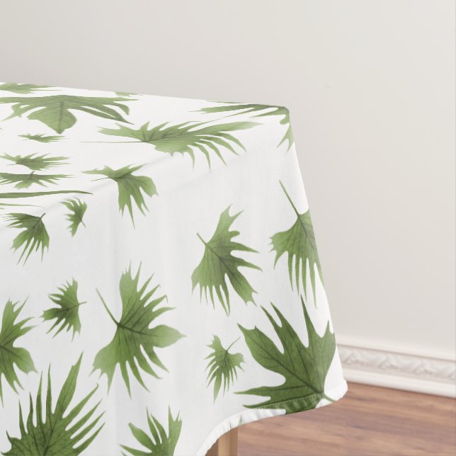 Canary Vine Leaves Tablecloth (In Situ)
