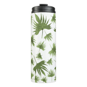 Canary Vine Leaves Thermal Tumbler
