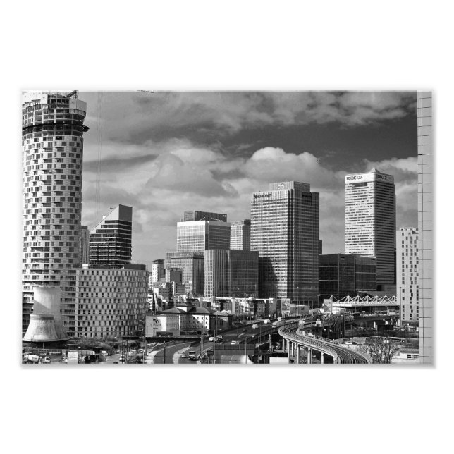 Canary Wharf London Docklands England UK Photo Print (Front)