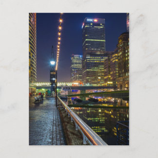 Canary Wharf, London UK Postcard