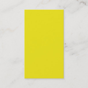 Canary Yellow Bright Fashion Colour Trend 2014 Business Card