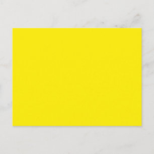 Canary Yellow Postcard
