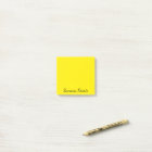 Canary Yellow Professional Minimalist Black Script