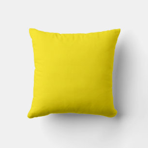 Canary Yellow Solid Colour Cushion