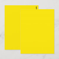 Canary Yellow Solid Colour