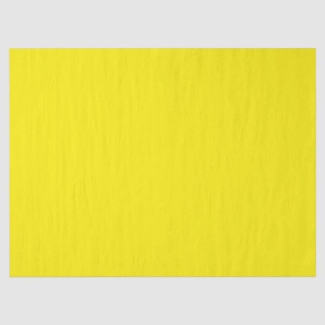 Canary Yellow Solid Colour Tissue Paper (Front)
