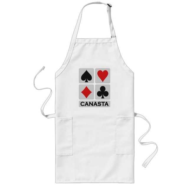 Canasta apron - choose style & color (Front)