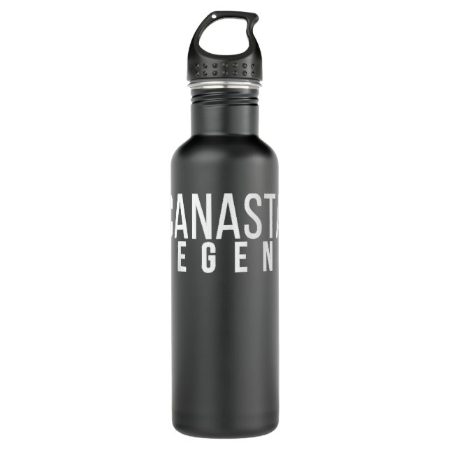 Canasta Gifts For Women & Men Canasta Legend Funny 710 Ml Water Bottle (Front)