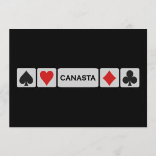 Canasta invitation - customize