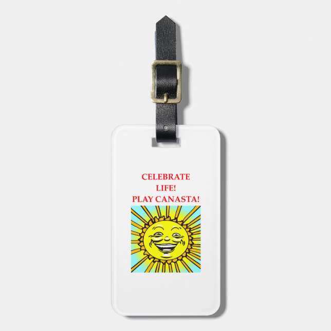 CANASTA LUGGAGE TAG (Front Vertical)