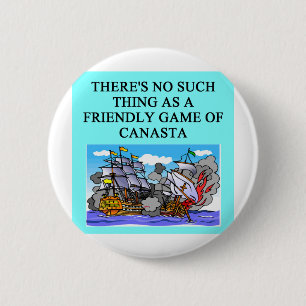 CANASTA player gifts t-shirts 6 Cm Round Badge