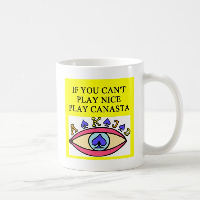 CANASTA player gifts t-shirts Coffee Mug (Right)
