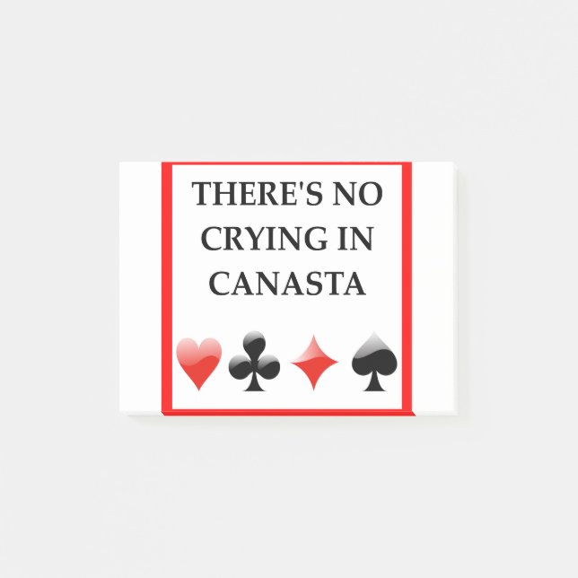 CANASTA POST-IT NOTES (Front)