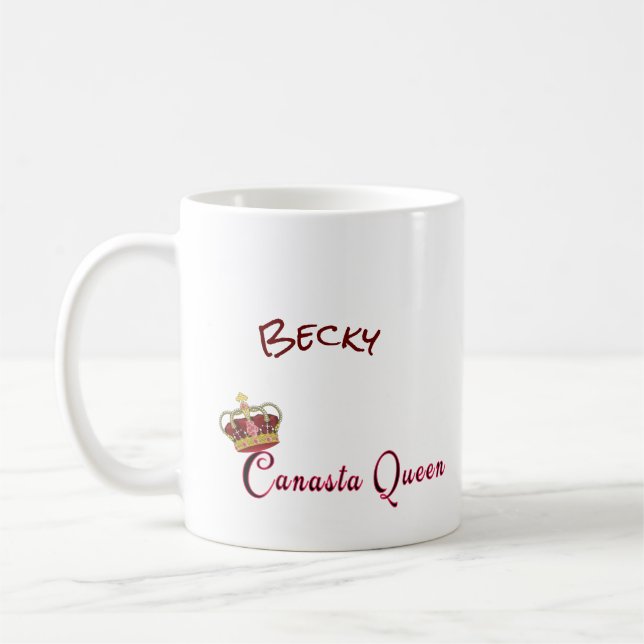 Canasta Queen 3 Mug (Left)