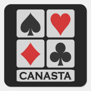Canasta stickers