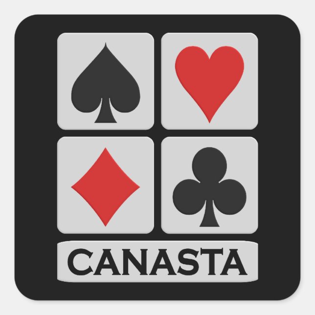 Canasta stickers (Front)