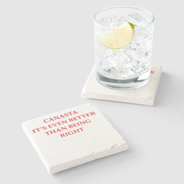 CANASTA STONE COASTER (Side)