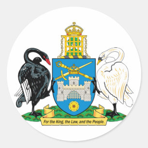 canberra, Australia Classic Round Sticker