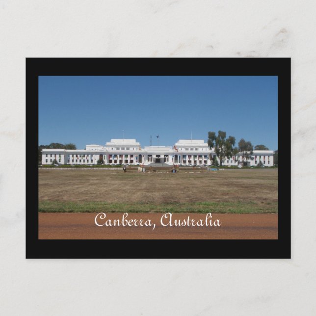 Canberra Australia postcard (Front)