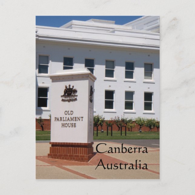 Canberra Australia postcard (Front)