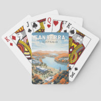 Canberra Australia Travel Art Vintage