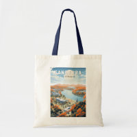 Canberra Australia Travel Art Vintage