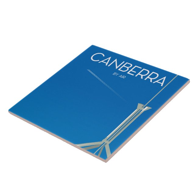 Canberra Australia travel poster Tile (Side)