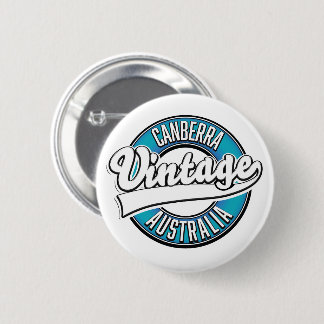 Canberra Australia vintage logo 6 Cm Round Badge