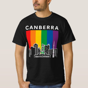Canberra LGBT Flag Pride   Australian Capital  T-Shirt