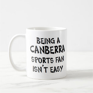 canberra sports fan, being coffee mug