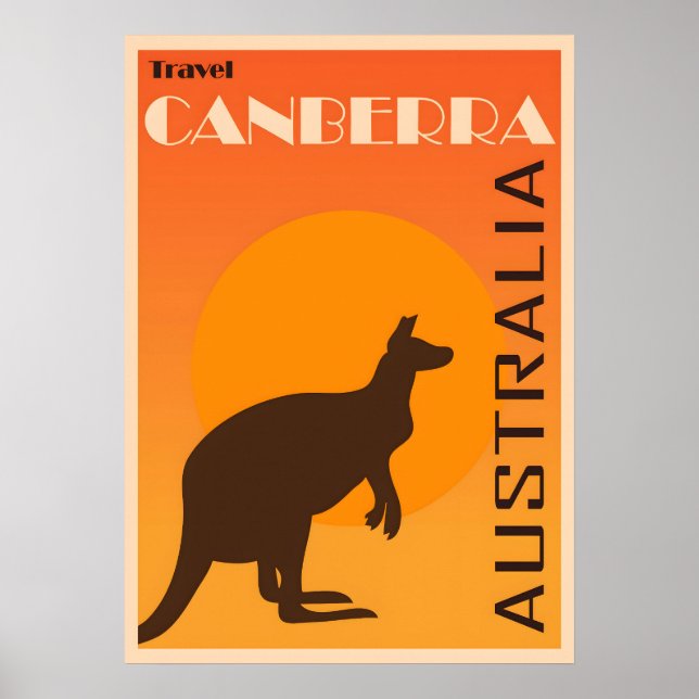 Canberra vintage poster (Front)