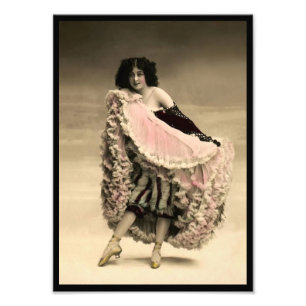 Cancan Dancer 4 Photo Print