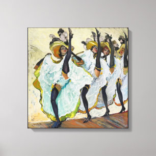 Cancan Dancers Canvas Print