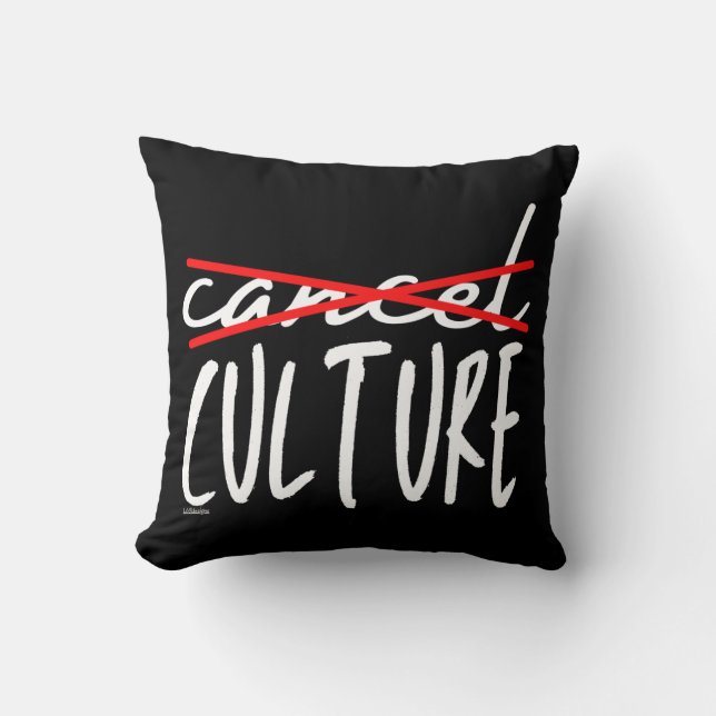 CANCEL CANCEL CULTURE funny sarcastic              Cushion (Front)
