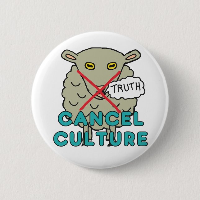 Cancel Culture 6 Cm Round Badge (Front)