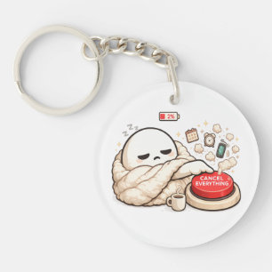 Cancel Everything 2% Battery  Key Ring