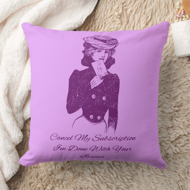 Cancel My Subscription I’m Done Cushion (Blanket)