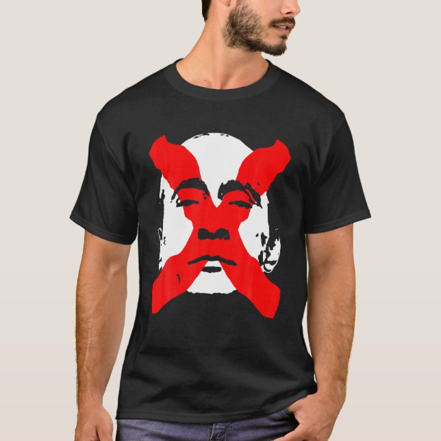 Cancel Putin X Anti War Face Peace Support Free Uk T-Shirt (Front)