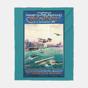 Cancelled Float Plane Promotional Poster Fleece Blanket