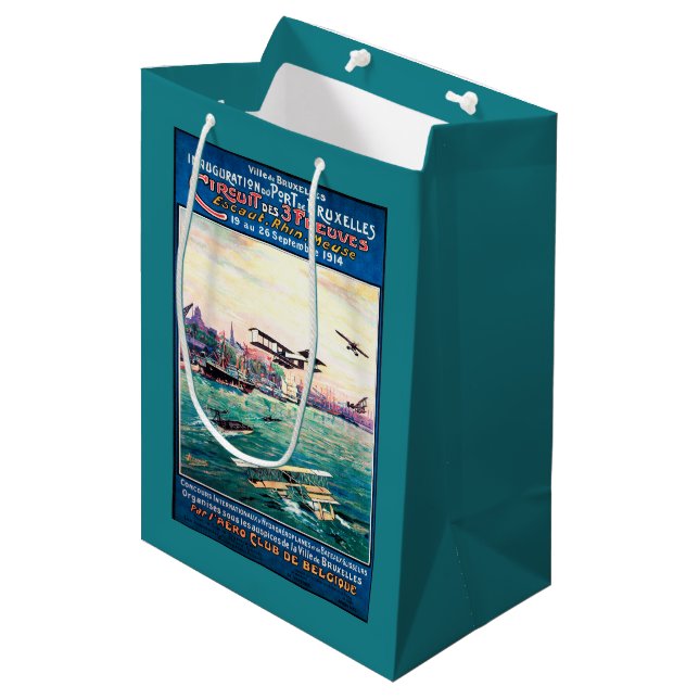 Cancelled Float Plane Promotional Poster Medium Gift Bag (Front Angled)