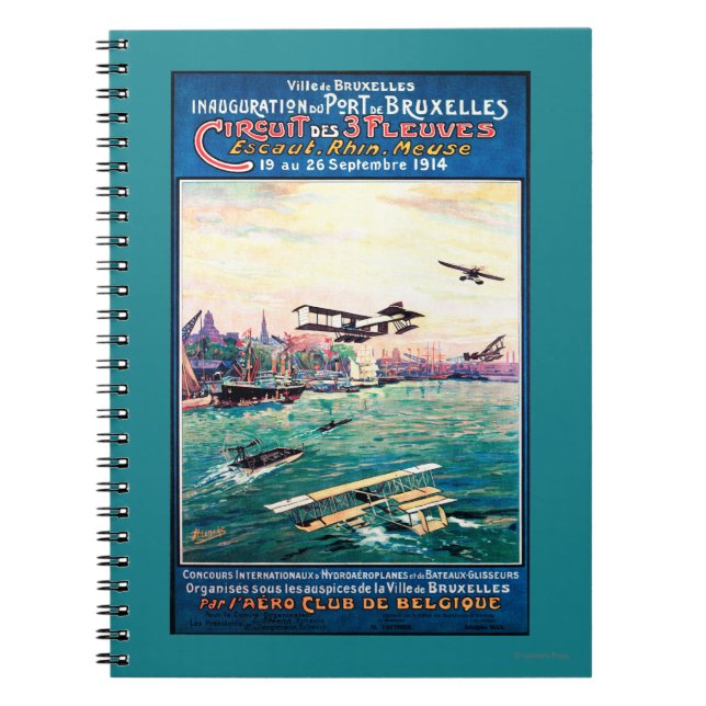 Cancelled Float Plane Promotional Poster Notebook (Front)